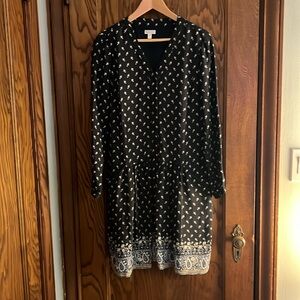 Garnet Hill viscose dress. Fully lined